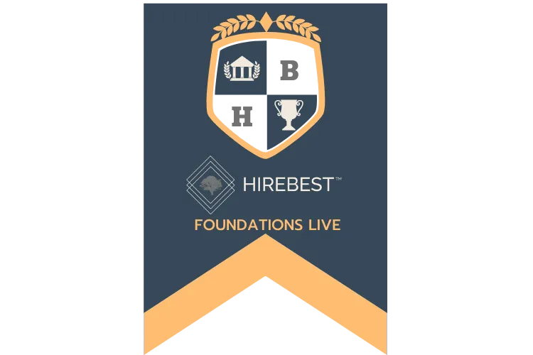 HireBest Foundations Live course badge