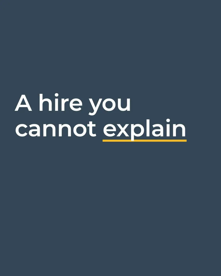 Film poster: A hire you cannot explain is a hire you cannot repeat.
